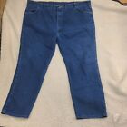 Wrangle Jeans Mens Size 50X30 Regular Straight Blue Denim
