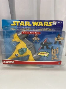 PLAYSKOOL Hasbro STAR WARS DUEL WITH DARTH MAUL Jedi Force (2002) NEW SEALED - Picture 1 of 24