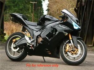 Fit for 2005 2006 Kawasaki Ninja ZX-6R 636 Glossy Black ABS Injection Fairing - Picture 1 of 12