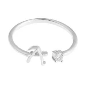 Stainless Steel Rings for Women, Adjustable Initial Art Letter Rings Knuckle Rin - Picture 1 of 6