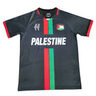 Mens Boys Palestine Football T-shirt Summer Short Sleeve Tops Blouse Tee Shirts 