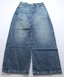 Cotton:On Women's Relaxed Mid Rise Super Baggy Jeans BL1 Blue Dusk Size 28 NWT - Picture 1 of 5