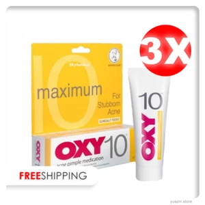 3x 25g OXY 10 per farmaci brufoli acne ostinati | SPEDIZIONE GRATUITA - Foto 1 di 5