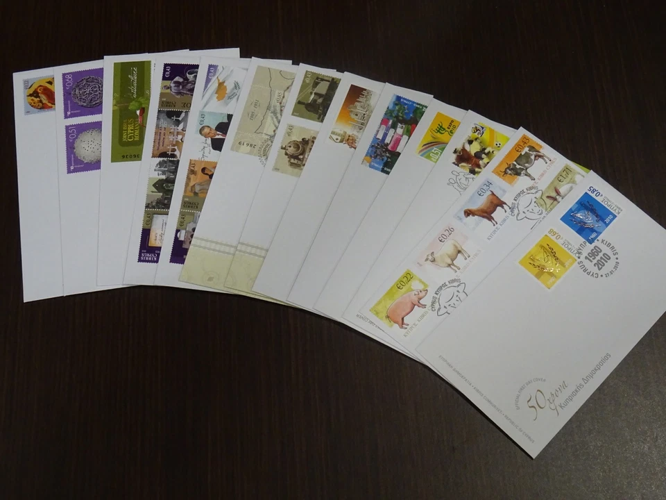 Cyprus 2010 Official Year Set FDC VF - Image 1 of 1