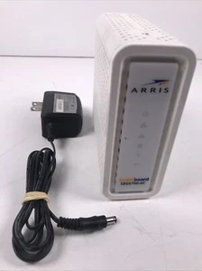 ARRIS Surfboard DOCSIS 3.0 Cable Modem And AC1600 Dual Band Wi-Fi Router - Picture 1 of 5