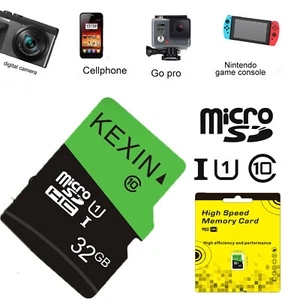 32GB Micro SD TF Card Flash Memory Card SDXC Class 10 For Phone Camera - Picture 1 of 12