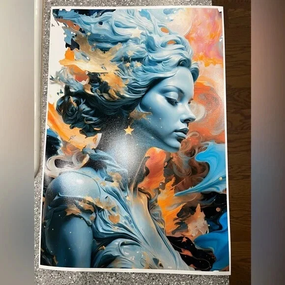 Diamantes - Impresión 13” x 19” impresión original en papel fotográfico de alta calidad Foto 1 de 3