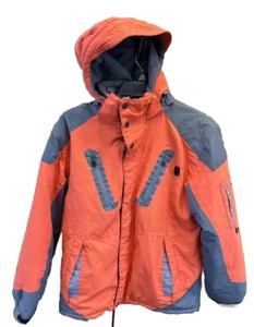 Hawke & Co Abrigo Deportivo Niños Jóvenes Talla 14 16 Naranja Gris Invierno Bolsillos Forrado - Imagen 1 de 21