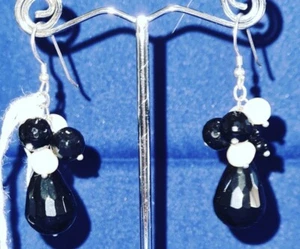 Orecchini in Onice e Argento 925  - Foto 1 di 1