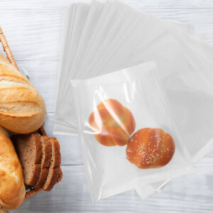 White Bakery Bags with Window for Baked Goods (50pcs)-KS