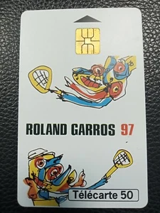 VTG Phone Card 1997 French TELECARD France Telecom Télécarte 50 - Roland Garros - Picture 1 of 11