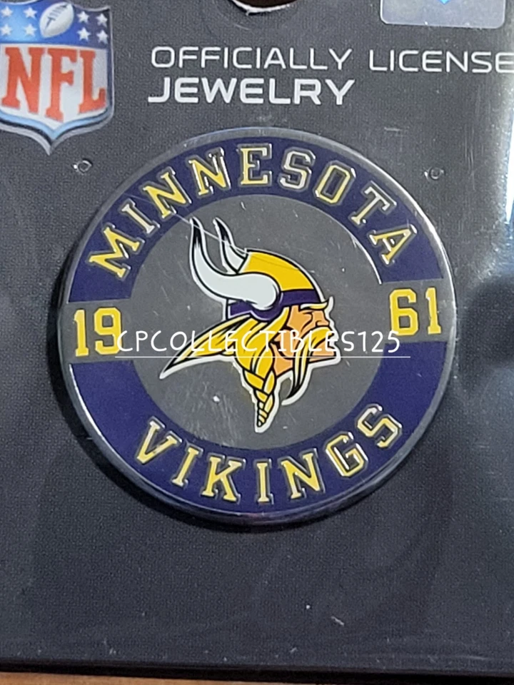 Minnesota Vikings Est. Established 1961 Lapel Pin NEW - Image 1 of 1