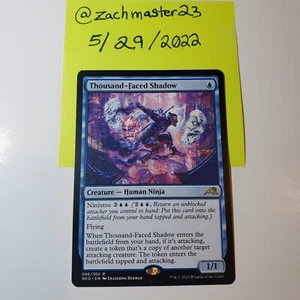 THOUSAND-FACED SHADOW MTG (NM) Kamigawa Neon Dynasty Rare (Box1) - Picture 1 of 2