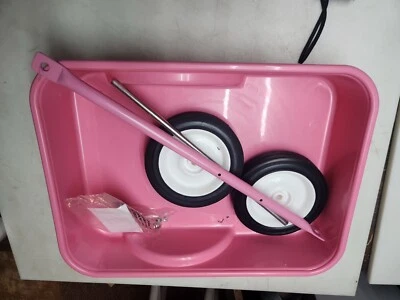 Vintage NOS Box Scale Model IH PINK Farmall Pedal Tractor Plastic Wagon Trailer - Image 1 of 4