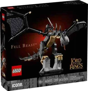 LEGO ICONS Lord of the Rings Fell Beast - Dragon - 40693 NEW SEALED - Picture 1 of 3