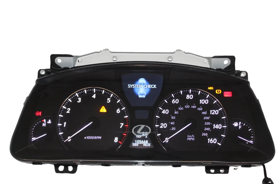 Cuadro de instrumentos velocímetro medidor de panel 07 08 Lexus LS460 105.668 millas Foto 1 de 3
