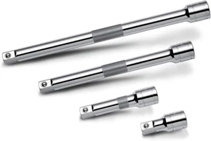 Powerbuilt 4 Piece Extension Bar Set, 3/8 Inch Drive, Socket Extender Bars, 1-3/ - Picture 1 of 12