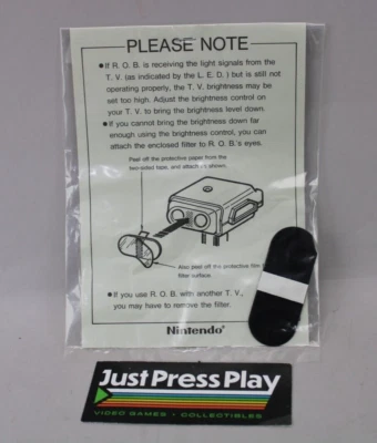 Rob The Robot Nintendo NES R.O.B. Eye Lens Filter + Insert Sealed & Rare! - Image 1 of 4