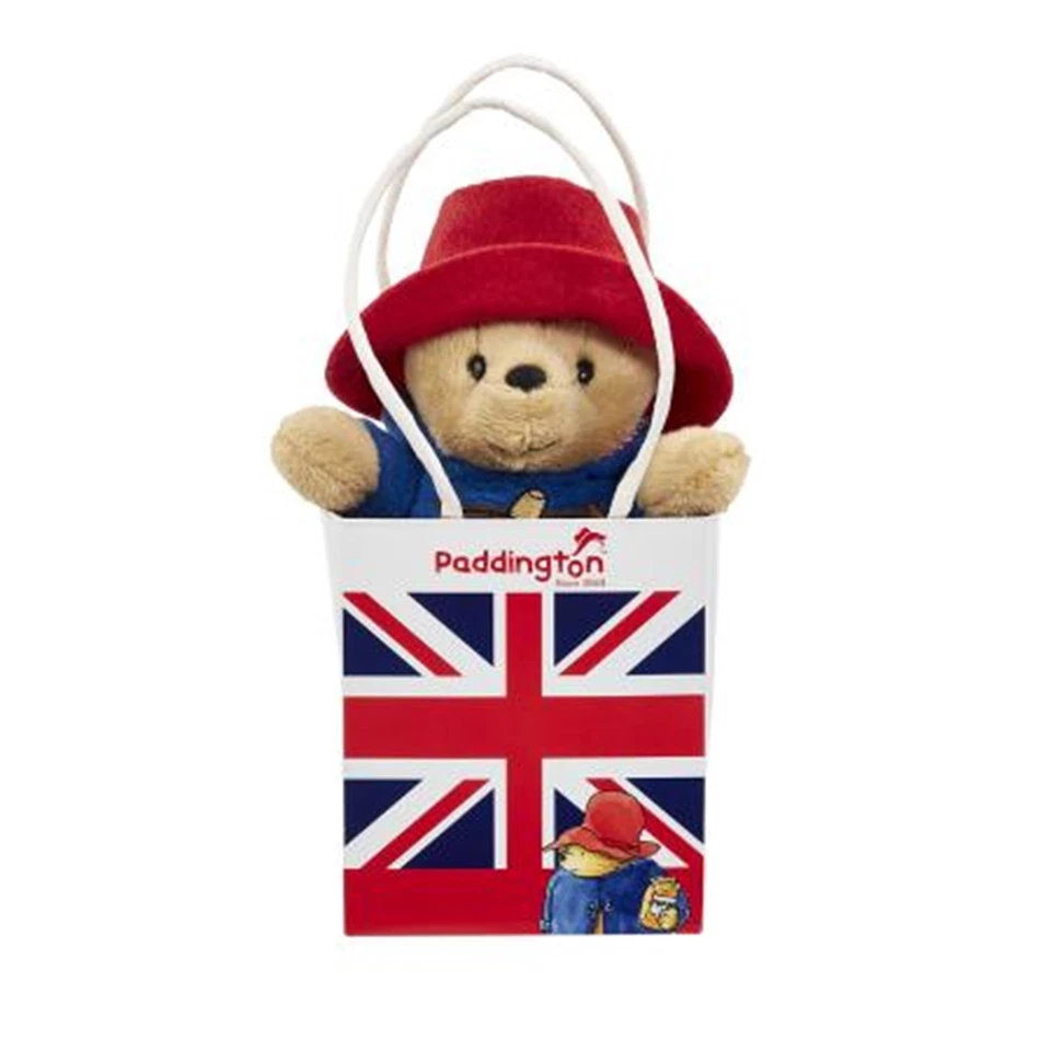 Rainbow Designs Pa1485 Classic Paddington in Union Jack Bag Bear Soft Toy