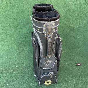 Callaway Golf Cart Bag 6 Way Dividers Black  WORN - Picture 1 of 7