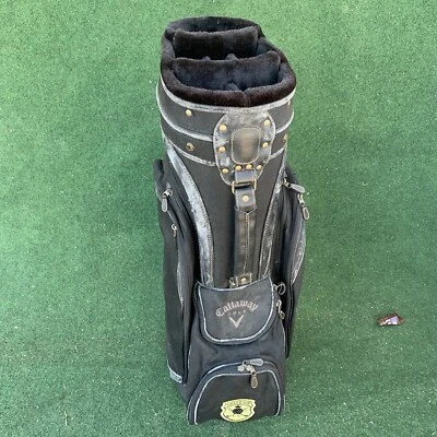 Callaway Golf Cart Bag 6 Way Dividers Black  WORN - Image 1 of 4