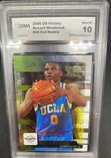 2008 UD Russell Westbrook #64 Gem Mint 10 ROOKIE CARD -  9909931 GMA