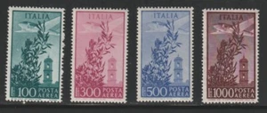 Italia 1948 Sc # C 123-26 Posta Aerea MNH OG - Foto 1 di 1