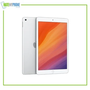 Apple iPad 7th Gen A2198 Silver Unlocked 32GB 10.2" Retina Display iPadOS Tablet - Picture 1 of 13