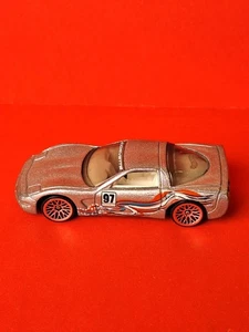 1997 Mattel Hot Wheels Silver Corvette Malaysia  - Foto 1 di 6