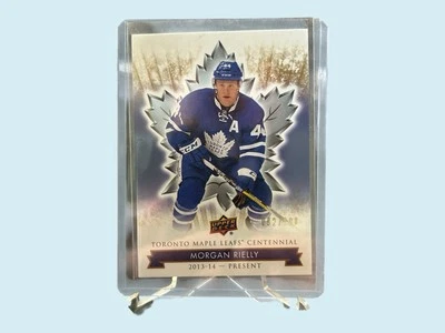 2017 Upper Deck Toronto Maple Leafs Centennial Gold 92/100 Morgan Rielly #62 - Image 1 of 2