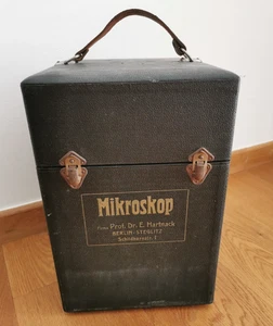 Antikes Mikroskop im Koffer, Prof. Dr. E. Hartnack - Bild 1 von 8