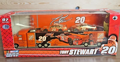 Tony Stewart #20 NASCAR Hauler Tin Set 1:64 scale Winners Circle #64633 LN New! - Image 1 of 4