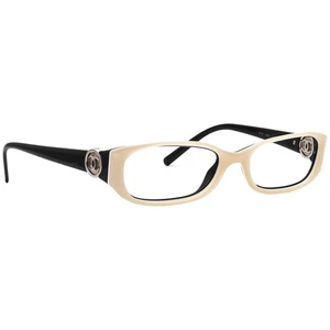 Chanel Eyeglasses 3112 c.893 Gloss Bone/Black Rectangular Frame Italy 51[]16 130 - Picture 1 of 6