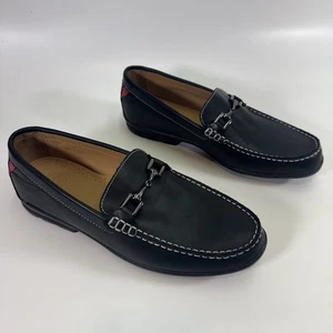 Footjoy Loafers Club Casual Shoes 79020 Leather Horse Bit Mens 10.5 Black Golf - Picture 1 of 6