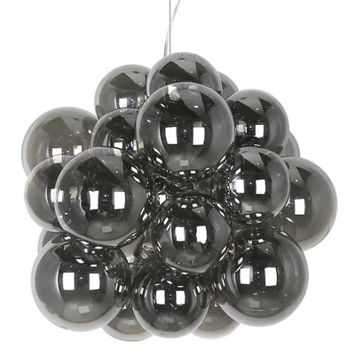 Lámpara de araña Dainolite CMT-206P Comet 6 luces 20"W - Cromo Foto 1 de 4