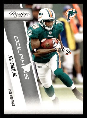 Ted Ginn Jr. 2010 Panini Prestige #106 Miami Dolphins - Image 1 of 2