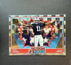 🔥 2024 Donruss Micah Parsons Action All-Pros Checkerboard Holo SP Cowboys - Picture 1 of 2