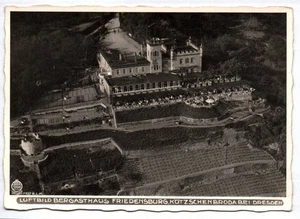 Ak Radebeul Luftbild Bergasthaus Friedensburg Kötzschenbroda Hahn 10400 - Bild 1 von 2