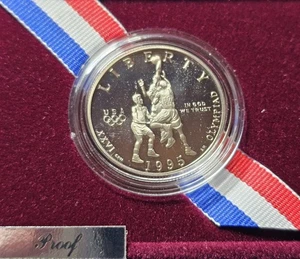 1995 U.S. Half Dollar Proof Olympic Coins of Atlanta Centennial Games OGP COA  - Picture 1 of 4