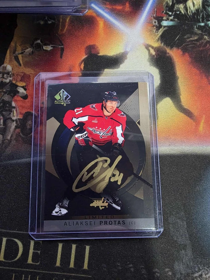 Aliaksei Protas 2024-25 UD SP Authentic Mystery Black On-Card Auto #70 - Image 1 of 1