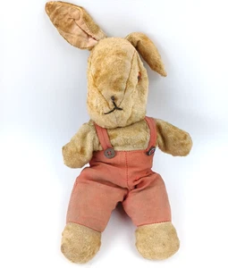 Vintage Bunny Rabbit Soft Toy - With Music Box, Damaged Needs TLC - Picture 1 of 15