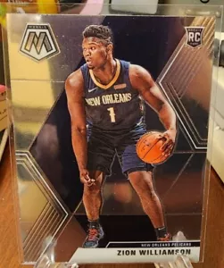 2019-20 Panini Mosaic Zion Williamson 209 RC New Orleans Pelicans Rookie - Picture 1 of 2