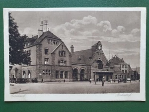 Cartolina Eisenach stazione ferroviaria - Foto 1 di 2