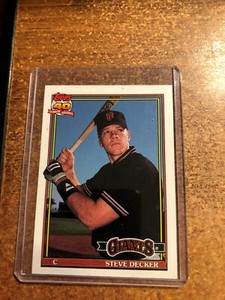 1991 Topps Baseball Update # 29T Steve Decker RC