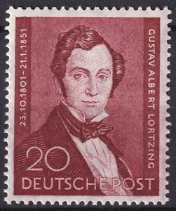 Germany Berlin 1951 MiNr 74 Cent Lortzing Music MNH VF (1) - Picture 1 of 2