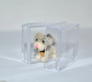 Dollhouse Crochet Miniature Dog Toy Handmade Dog Doll Puppy Lovers Gift 1" - Picture 1 of 10