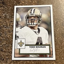 2006 Topps Heritage Football Card #184 Todd Bouman