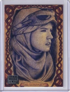 2018 Topps Star Wars Galaxy Rey The Scavenger #7 - Picture 1 of 2
