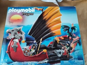 Playmobil Dragons #5481 Asian Dragon Ship Discontinued Set W/ Box - Picture 1 of 7