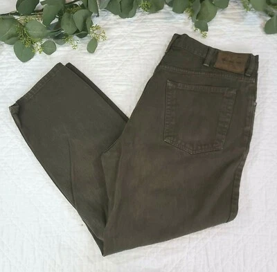 VTG Calvin Klein Jeans Green Denim Size 36/30 - Image 1 of 4